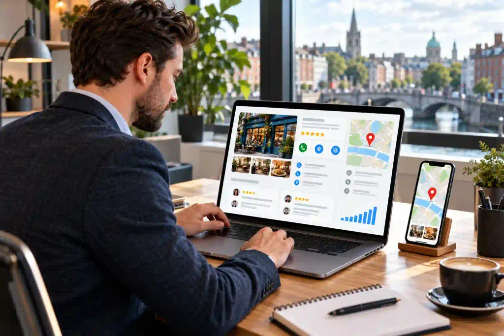 Google Business Profile optimisation for an Irish business
