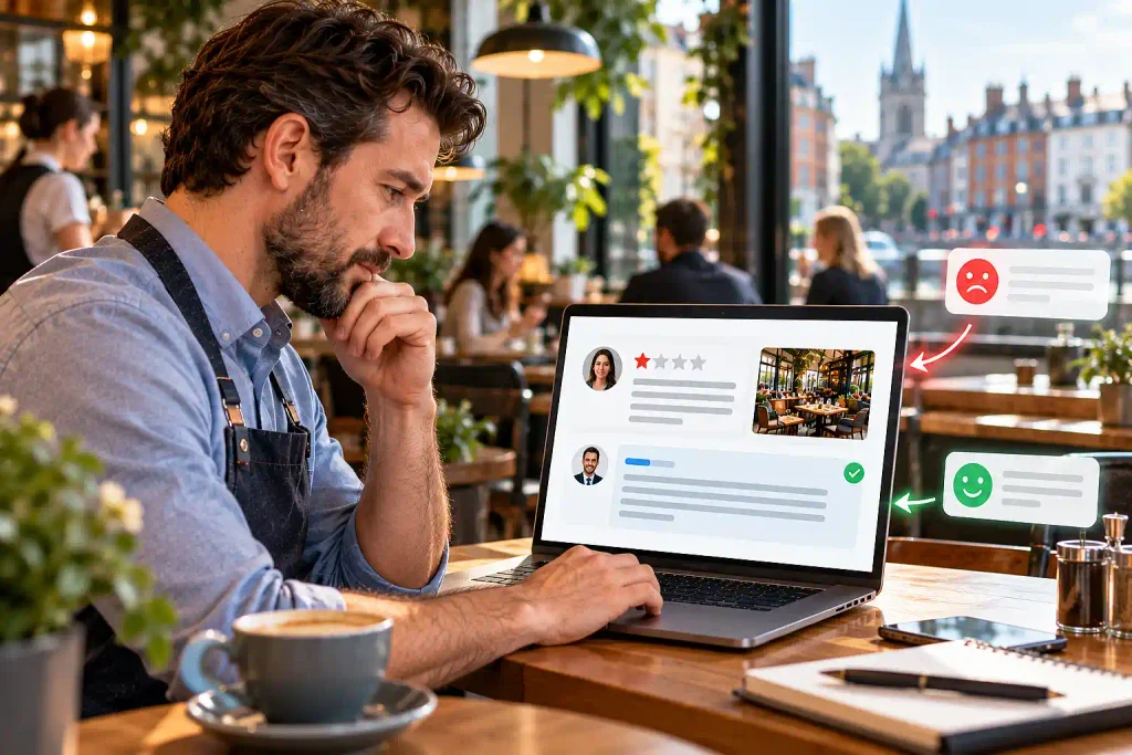 Irish business professionally managing negative reviews