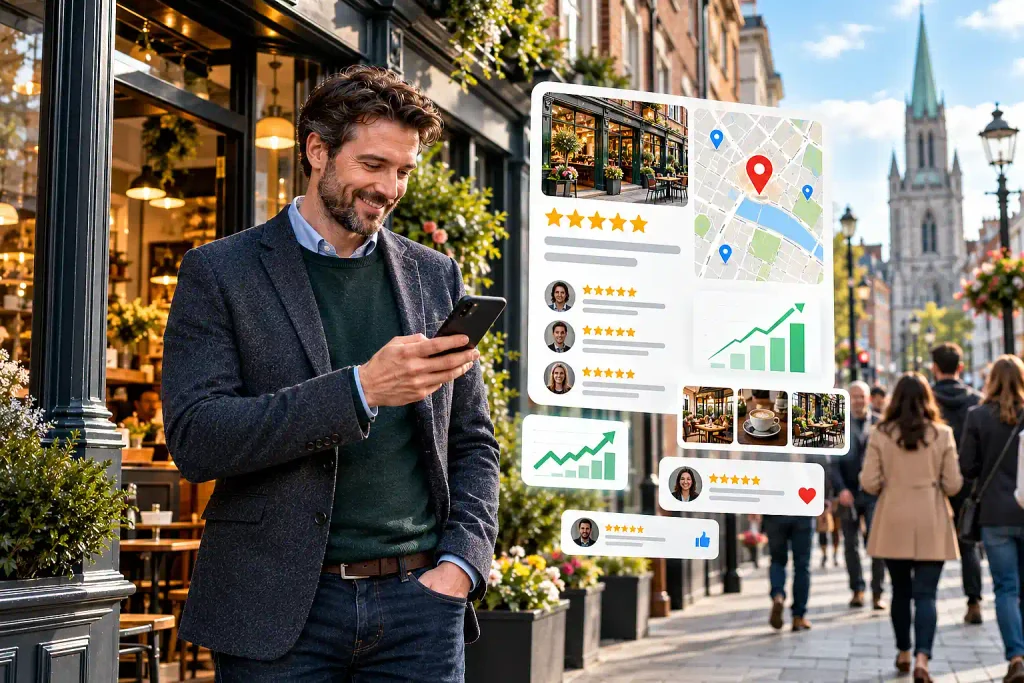 Online reputation management for an Irish local business